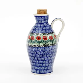 Butelka na olej B85 0,5l <br> 1916 Czerwone kwiatuszki